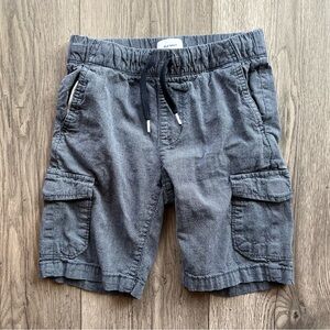 Old Navy Boy’s Jogger Cargo Shorts Drawstring Elastic Waistband Ink Blue Small